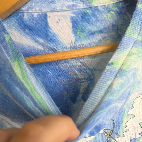 Rick and Morty Adult Swim Tye-dye trippy Men's Tee, Large - Picture 4 of 6